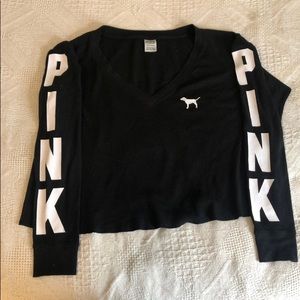 ❌ SOLD ❌ VS Pink V-Neck Long sleeve